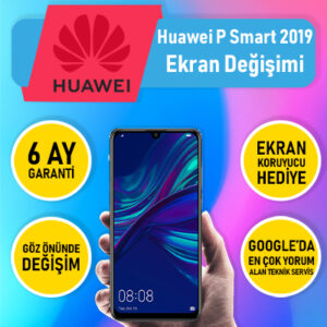 p smart 2019 ekran değişimi