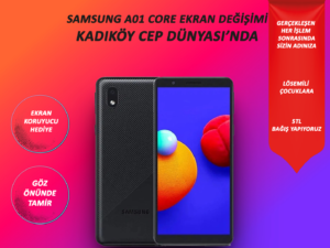 Samsung A01 Core ekran değişimi a01 core