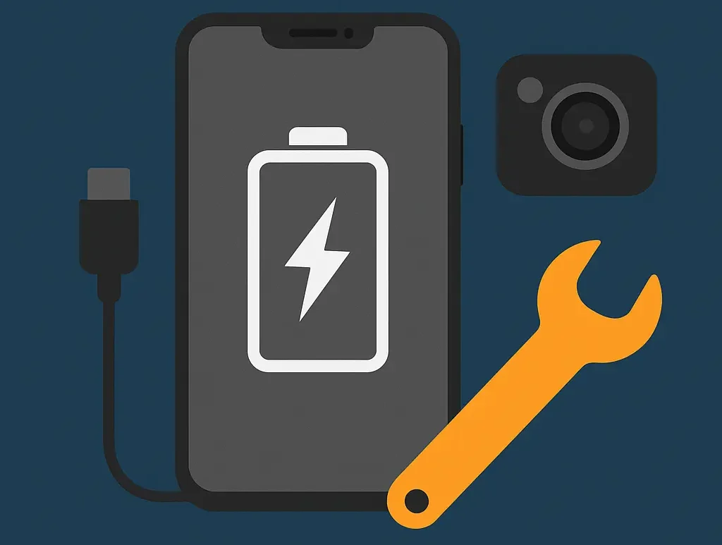 Teknik servis uzmanı akıllı telefonun batarya, şarj soketi ve kamera onarımını yapıyor – Acil Ekran Değişimi Kadıköy