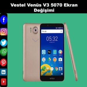 Vestel Venüs V3 5070 ekran değişimi