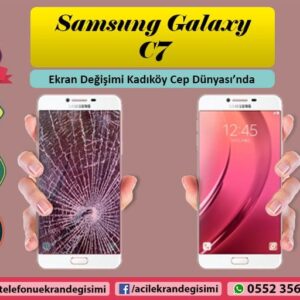 samsung c7 ekran değişimi